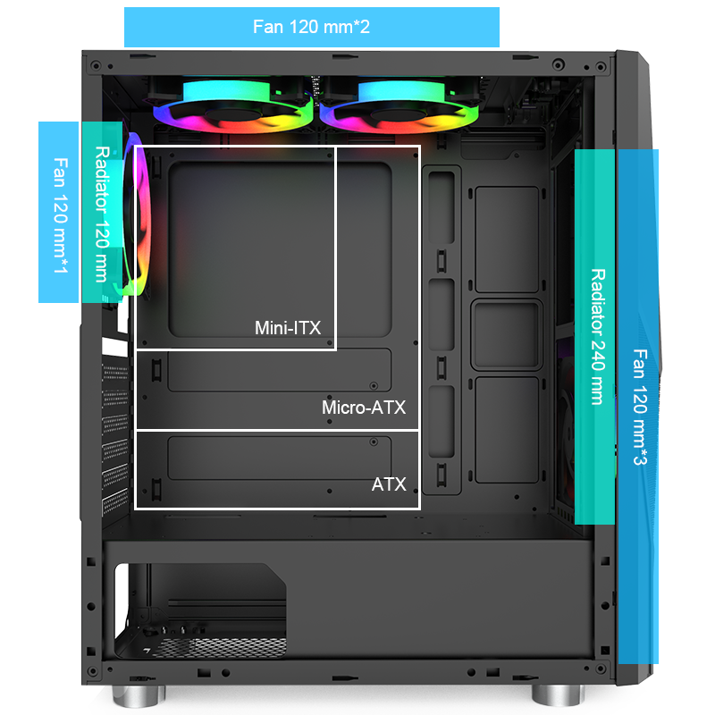 Montech Cases-FIGHTER 500